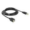 Kabel USB DeLOCK USB2.0-B 2 m USB B Czarny