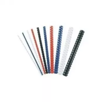 Grzebień plastikowy Fellowes - 16 mm - 30 cm - 21 pierścieni - A4 (210 x 297 mm) - 150 arkuszy - Niebieski - 100 szt. Grzebień do bindowania plastikowy - do Fellowes Galaxy 500, Galaxy E 500, Pulsar 300,