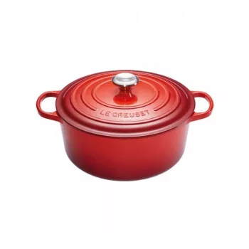 Le Creuset Signature Roaster okrągły 24cm wiśniowy (21177240602430)