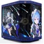 Obudowa komputerowa HYTE Y70 Hoshimachi Suisei niebieski Tempered Glass — średnia wieża ATX z panelami ze szkła hartowanego