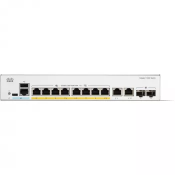 Zarządzalny przełącznik Cisco Catalyst 1200-8P-E-2G 8 Portów GE PoE