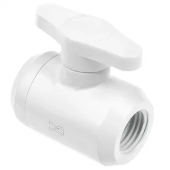 Blok wodny Alphacool 17630 Biały gwint 1/4 cala szerokość 36 mm