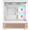 Obudowa PC Micro Tower THERMALTAKE View 170 WS ARGB Snow — Micro ATX, biała, 2x120 mm boczny, 1x120 mm tylny, zasilacz na dole, obsługuje dyski 2,5 cala/3,5 cala