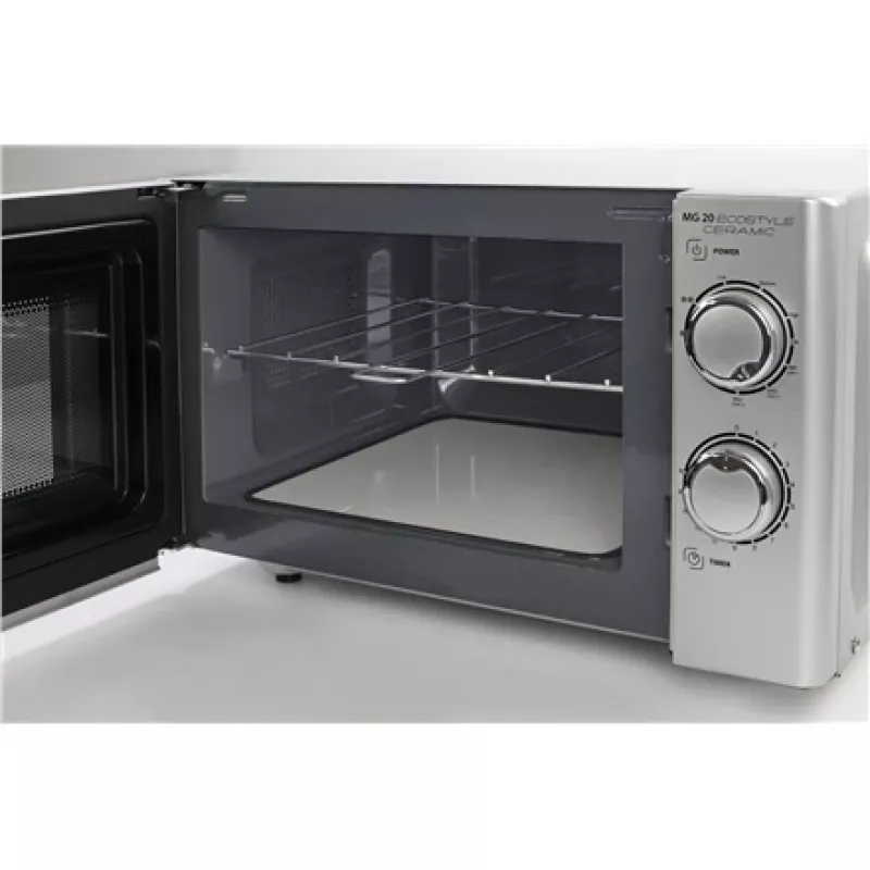 Caso | Ecostyle Ceramic | 03316 | Wolnostojąca | 700 W | Grill | Srebrny