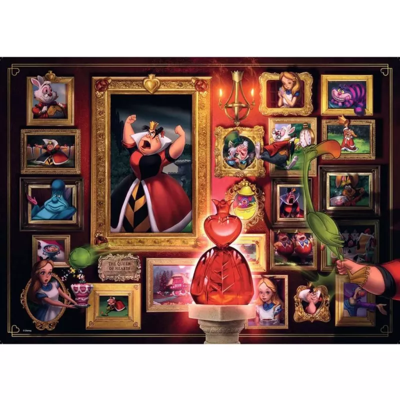 Puzzle Villainous: Queen of Hearts (1000 elementów)