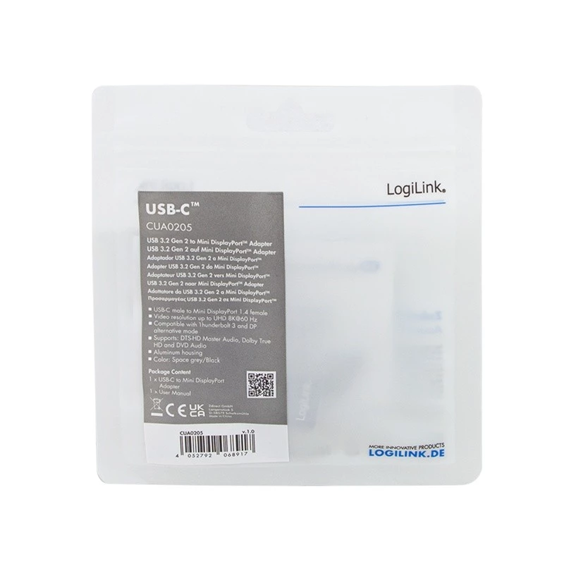 Adapter USB Type-C na mDP/F, 8K