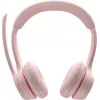 Logitech 981-001412 słuchawki/zestaw słuchawkowy Bezprzewodowe pałąkowe Biuro/Centrum telefoniczne Bluetooth Różowy