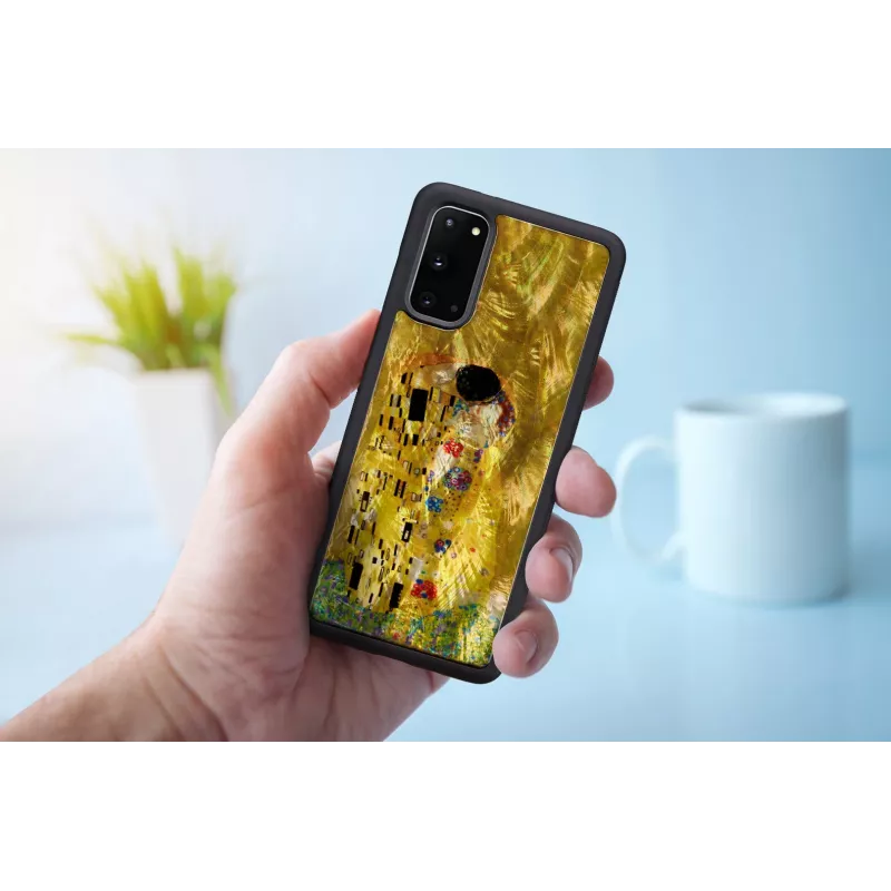 Ochronne etui na telefon iKins do Samsung Galaxy S20, czarne, smukła osłona TPU