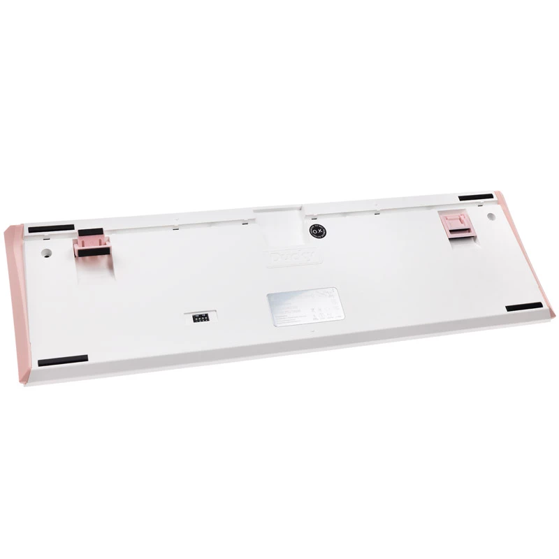 Klawiatura gamingowa Ducky One 3 Gossamer Pink USB US English Różowa, Biała