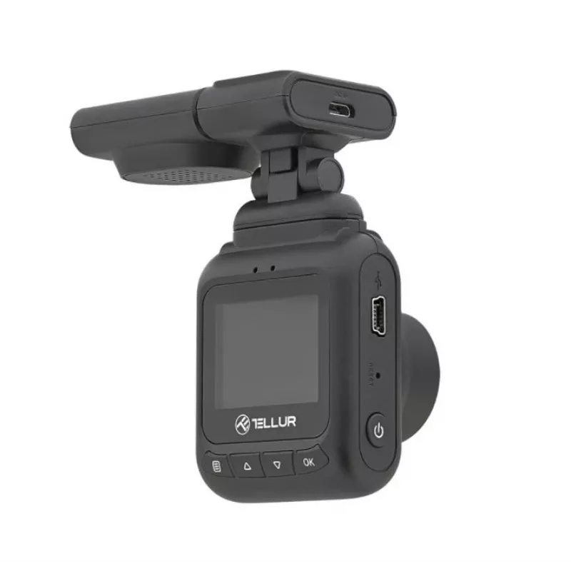 Kamera samochodowa Tellur Dash Patrol DC2 FullHD 1080P GPS czarna