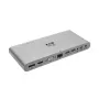 Stacja dokująca Eaton Tripp Lite USB-C, potrójny wyświetlacz - 4K HDMI/DisplayPort, VGA, USB 3.2 Gen 1, hub USB-A/USB-C, GbE, ładowanie 100W PD, międzynarodowe kable zasilające