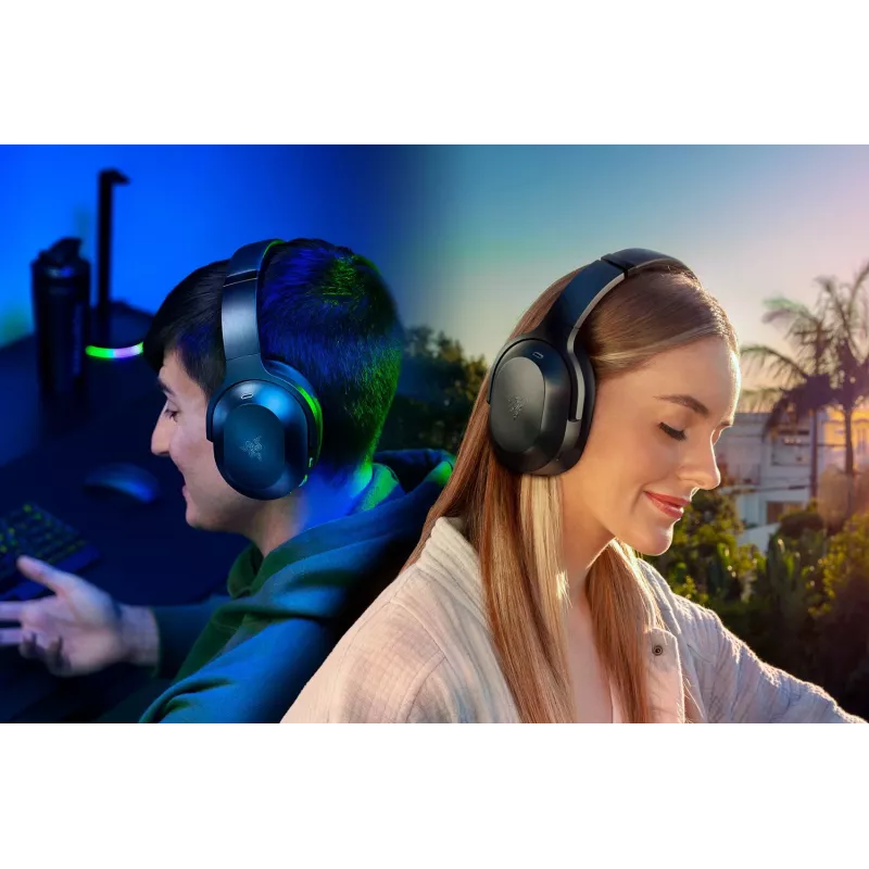 Zestaw słuchawkowy Razer Barracuda Pro Przewodowy i Bezprzewodowy nauszny Gaming USB Type-C Czarny