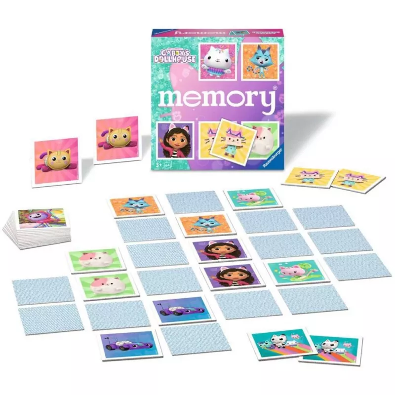 memory – Gabby's Dollhouse, gra memory