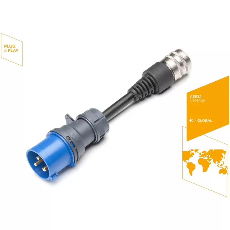 adapter bezpieczeństwa JUICE CONNECTOR, CEE32 / 230V, jednofazowy (niebieski, do JUICE BOOSTER 2)