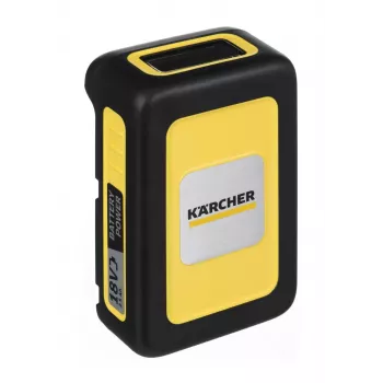 Zestaw baterii i ładowarki Karcher Power 18 V 2.5 Ah, 1 bateria, 1 ładowarka, żółty