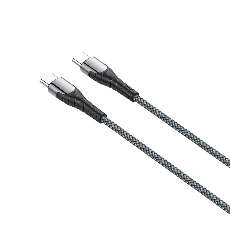 Kabel ładujący USB Type-C ColorWay CW-CBPDCC040-GR, 65 W PD, 1 m, zielony