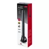 Antena wewnętrzna TV MACLEAN MCTV-930 — DVB-T, VHF 87,5–230 MHz, UHF 470–790 MHz, VHF 26 dB / UHF 28 dB, 75 Ω, czarna