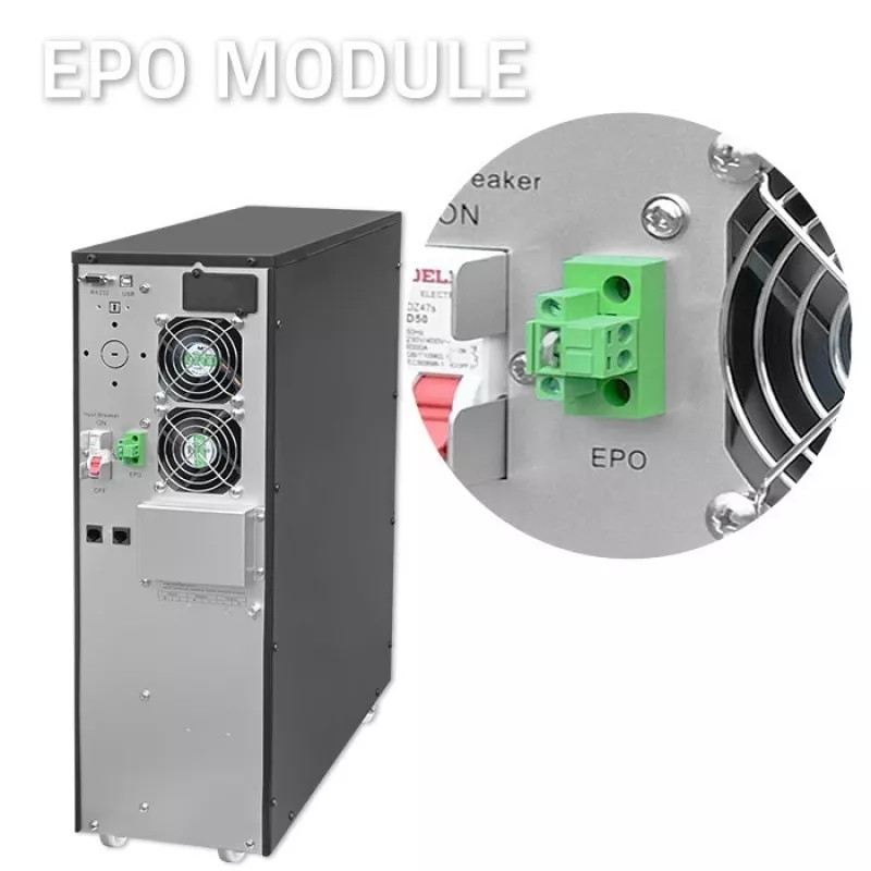 Zasilacz awaryjny UPS QOLTEC 52283 6kVA 6000W PF 1.0