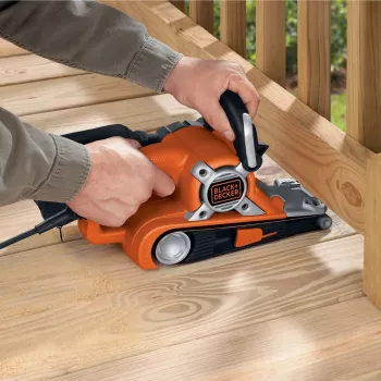 Szlifierka taśmowa Black & Decker KA88 Pomarańczowa