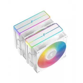 DeepCool AG620 WH ARGB V2 Chipset, Płyta główna Chłodzenie powietrzne 12 cm Biały 1 szt.