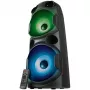 SVEN PS-750 2x40W; Wyświetlacz LED; TWS; Radio FM; AUX; Obsługa USB/karty SD; Oświetlenie; Wejście mikrofonowe (karaoke); Pilot; Wbudowany korektor
