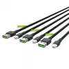 Kabel Lightning zielony Cell KABGCSET05 1.2m Czarny
