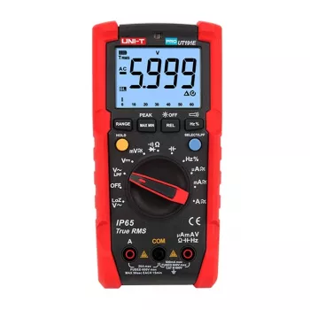 Multimetr Unit UT191E — multimetr cyfrowy, mierzy DC/AC do 600 V i 20 A