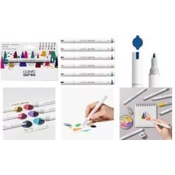 Zestaw markerów layout COPIC acrea 0,8 mm, 6 szt.