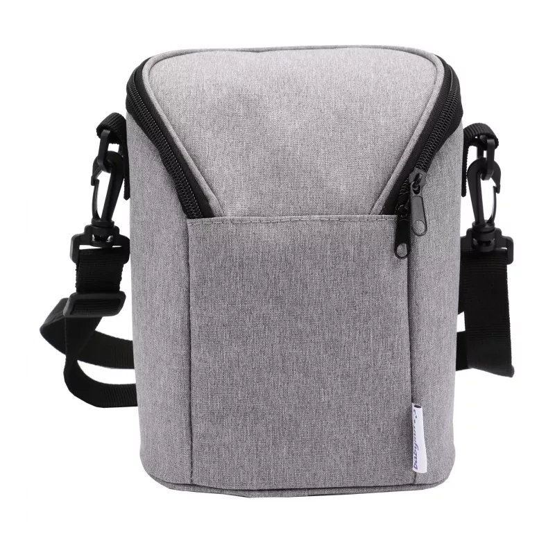 Torba termiczna Olympia BT 50 — czarno-szara, zamek błyskawiczny, 225×170×110 mm