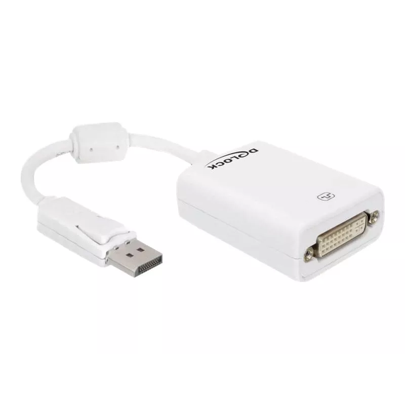 Kabel przejściówka wideo DeLOCK 61765 DisplayPort do DVI-I 0,125 m