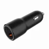 Ładowarka samochodowa do urządzeń mobilnych Gembird TA-UC-AC2PDQC38-CAR-01, USB-C, 38 W, 12–24 V, czarna