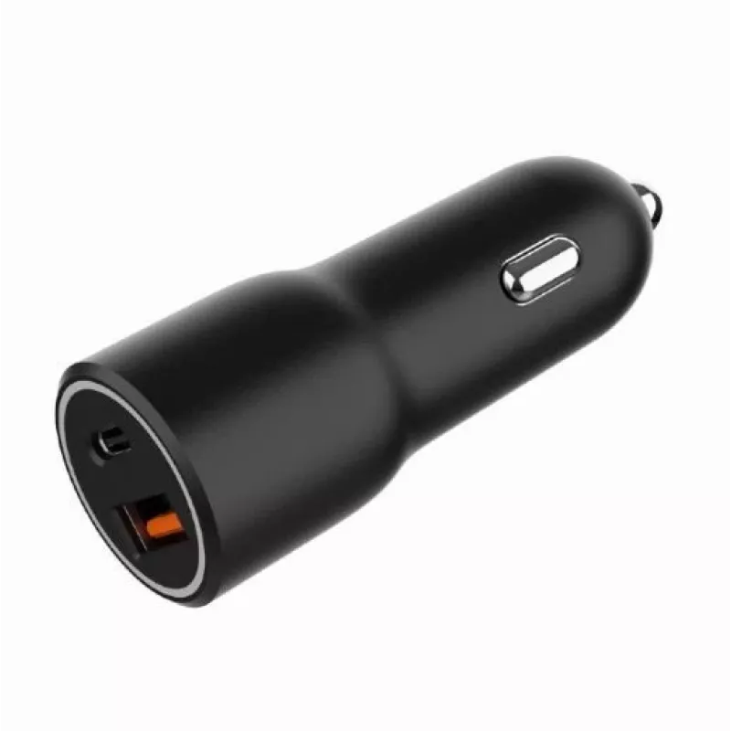 Ładowarka samochodowa do urządzeń mobilnych Gembird TA-UC-AC2PDQC38-CAR-01, USB-C, 38 W, 12–24 V, czarna