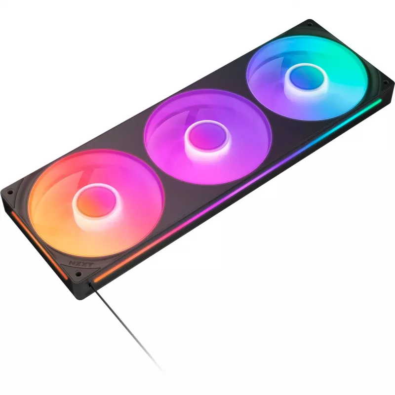 NZXT F360 RGB Core 360mm ARGB 3-Pack Czarny