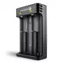 Ładowarka do akumulatorów everActive LC200 domowa USB, 2-kanałowa, Li-Ion, obsługuje A/AA/AAA/AAAA/C/D, wejście 5 V, wyjście 4,2 V, czarna