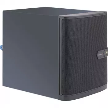 Super Micro Supermicro SC721 TQ-350B - Wieża - Mini-ITX 350 Wat (ATX) - Czarny - USB (CSE-721TQ-350B)