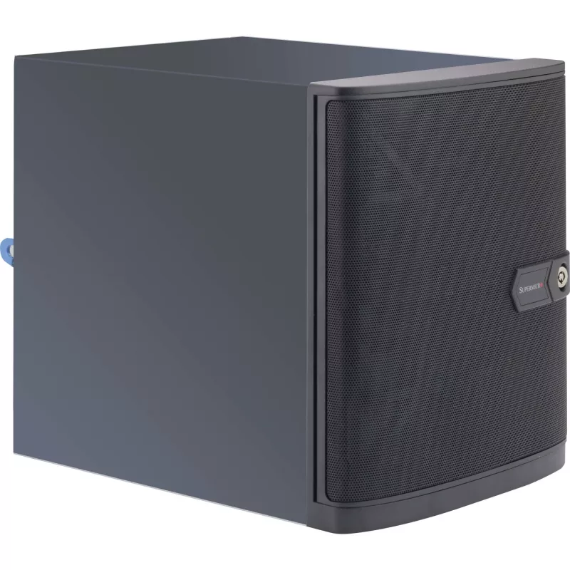 Super Micro Supermicro SC721 TQ-350B - Wieża - Mini-ITX 350 Wat (ATX) - Czarny - USB (CSE-721TQ-350B)
