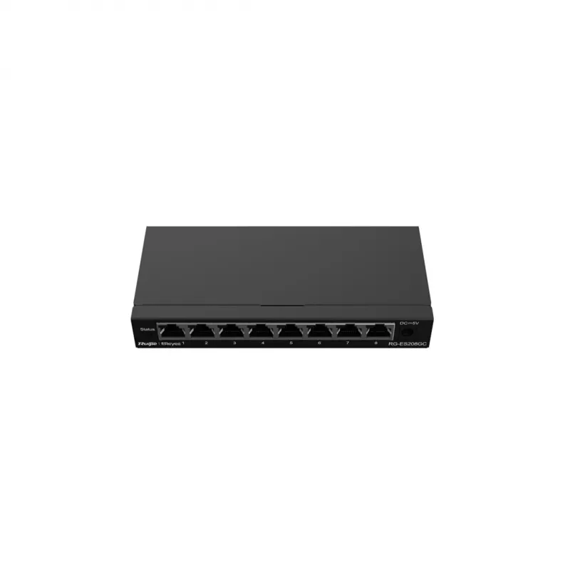 Przełącznik zarządzalny Ruijie Networks RG-ES208GC L2 Gigabit Ethernet 8 portów