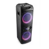 Przenośny głośnik imprezowy JVC XS-EP624B — czarny, zasilany bateriami, Bluetooth