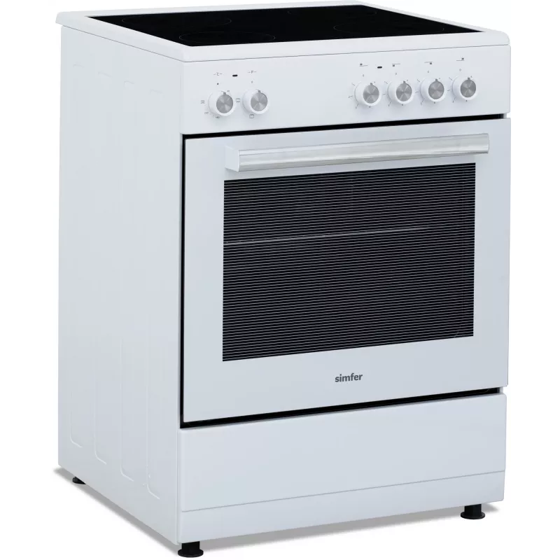 Simfer 6043SEDBB Wolnostojąca kuchenka elektryczna, 62 l, biały