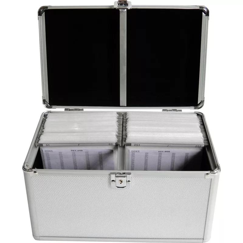 Pudełko MediaRange BOX75 na 200 płyt Srebrny