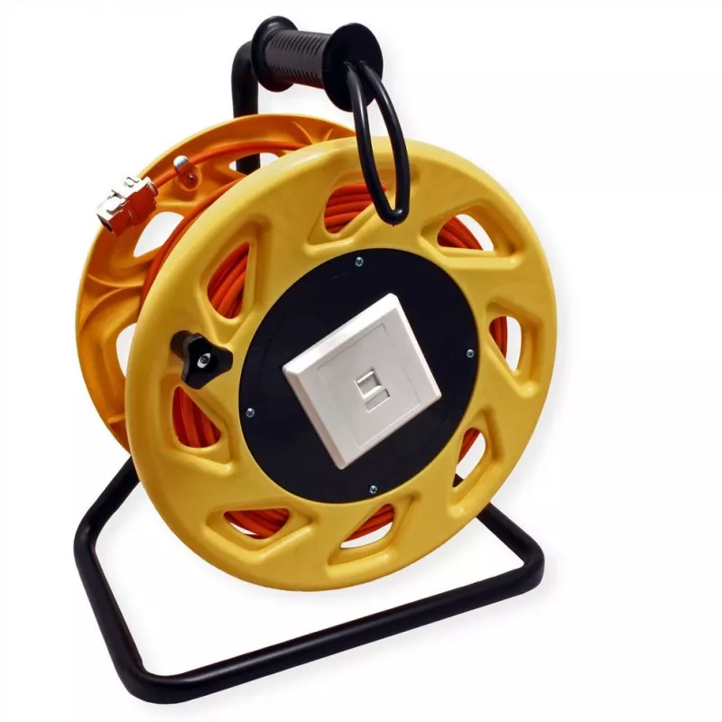 Kabel sieciowy ROLINE 21.15.0007 RJ-45 Cat6a 60 m Pomarańczowy