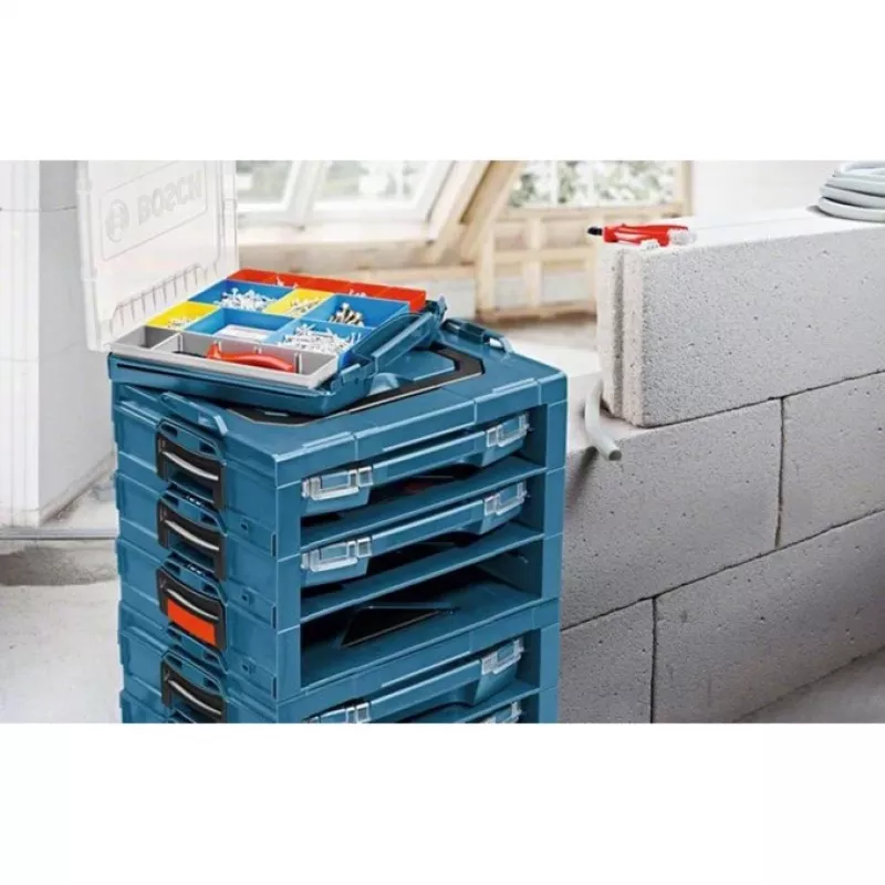 Bosch i-BOXX 72 Professional ABS synthetics Niebieski, Przezroczysty