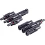 shiverpeaks ®-PV4 Zestaw adapterów T, 3/1, IP68, 1,5 kV, czarny (BS02-21013)