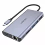 Hub UNITEK uHUB S7 USB 3.2 Gen 1 Type-C szary