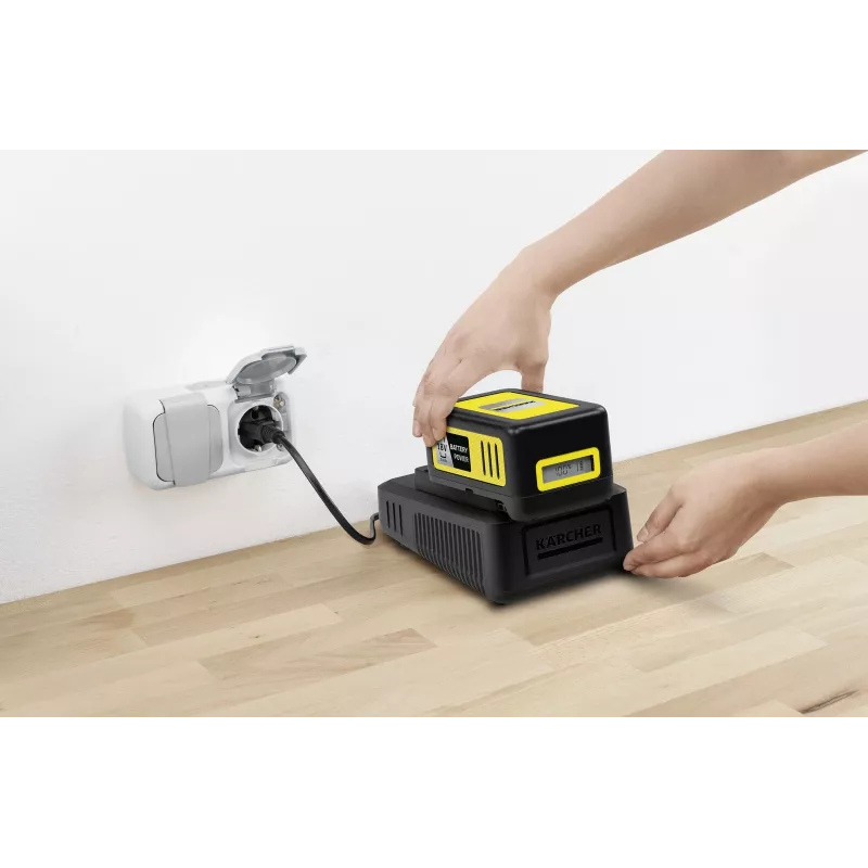 Zestaw bateria i ładowarka Karcher 2.445-063.0, uniwersalna 18V 5000mAh, żółty/czarny