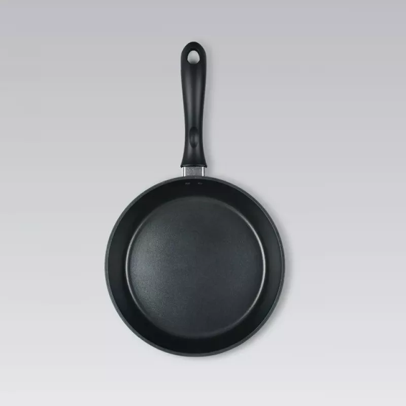 Patelnia Maestro MR-1205-28 z pokrywką, 28 cm, czarna