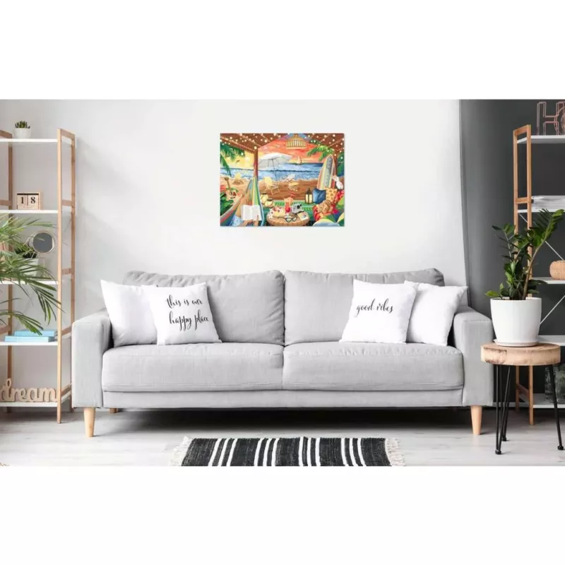 Zestaw do malowania puzzli Ravensburger Cozy Cabana 23911 — zestaw kreatywny do układania i malowania