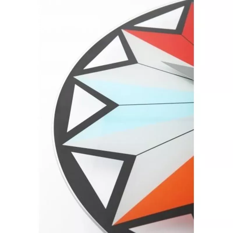 NeXtime klok 8163 Circus, Ø43 cm, ścienny, czarny/wielokolorowy