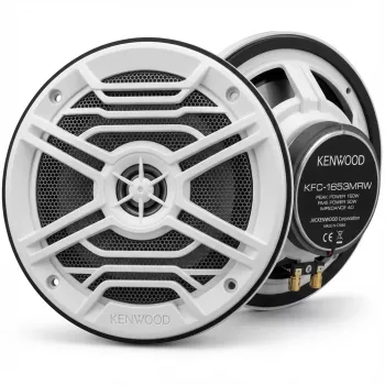 Kenwood KFC-1653MRW głośnik samochodowy Okrągły 2-drożny 150 W 1 szt.