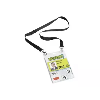 Uchwyt na identyfikator Durable 852501 Tekstylny 10 szt.